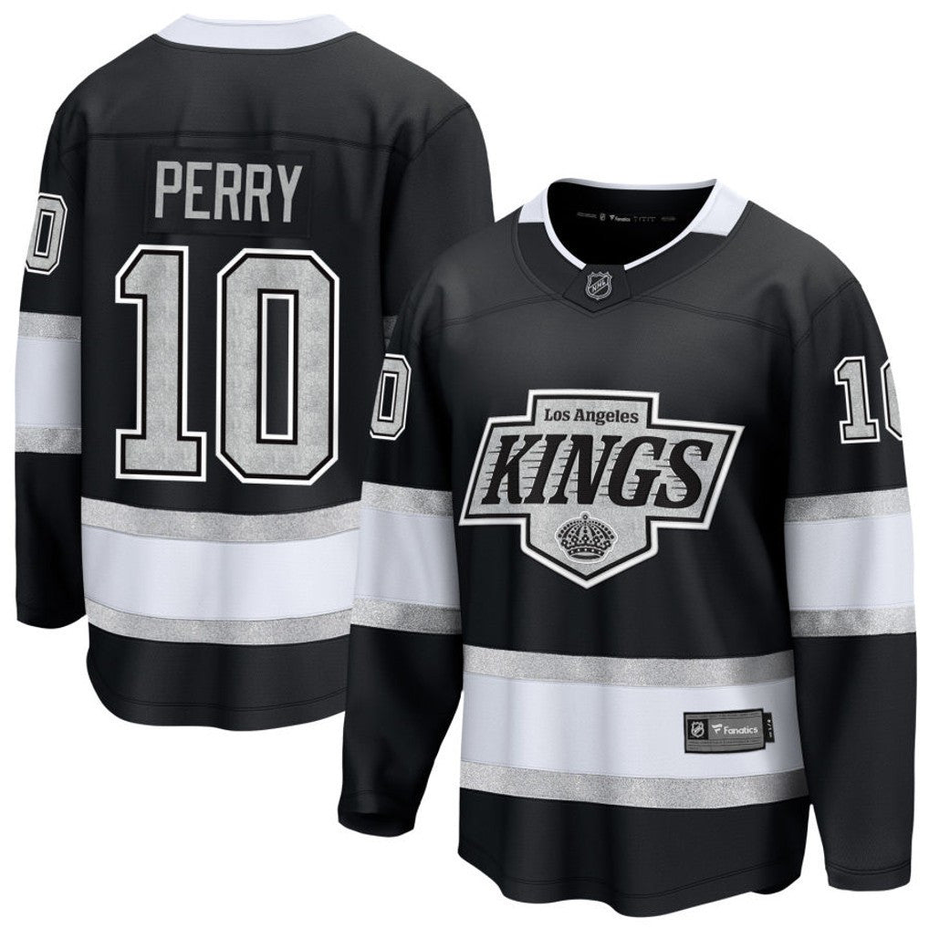 Corey Perry 10 Los Angeles Kings 2025 Home Breakaway Men Jersey - Black