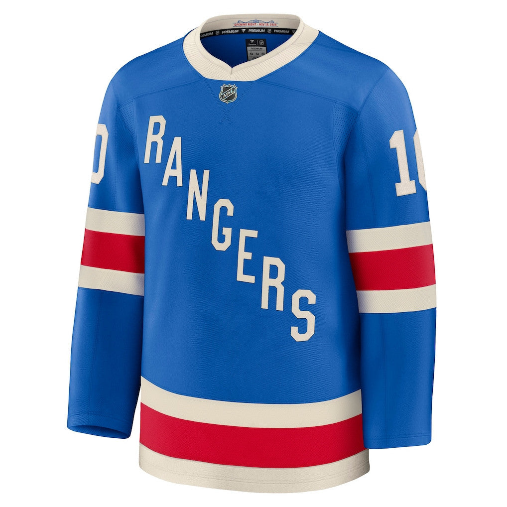 Artemi Panarin 10 New York Rangers 2025 Centennial Premium Men Jersey - Blue