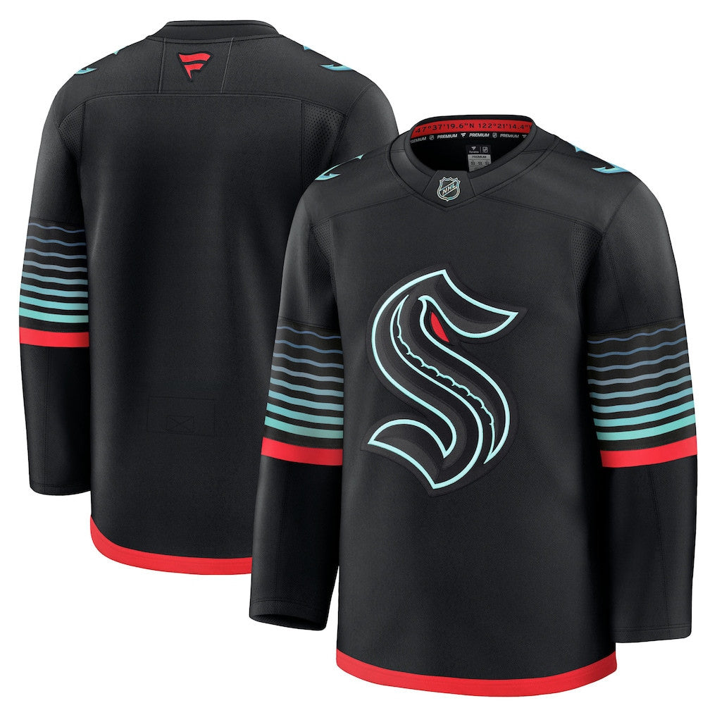 Seattle Kraken 2025 Alternate Premium Men Jersey - Black