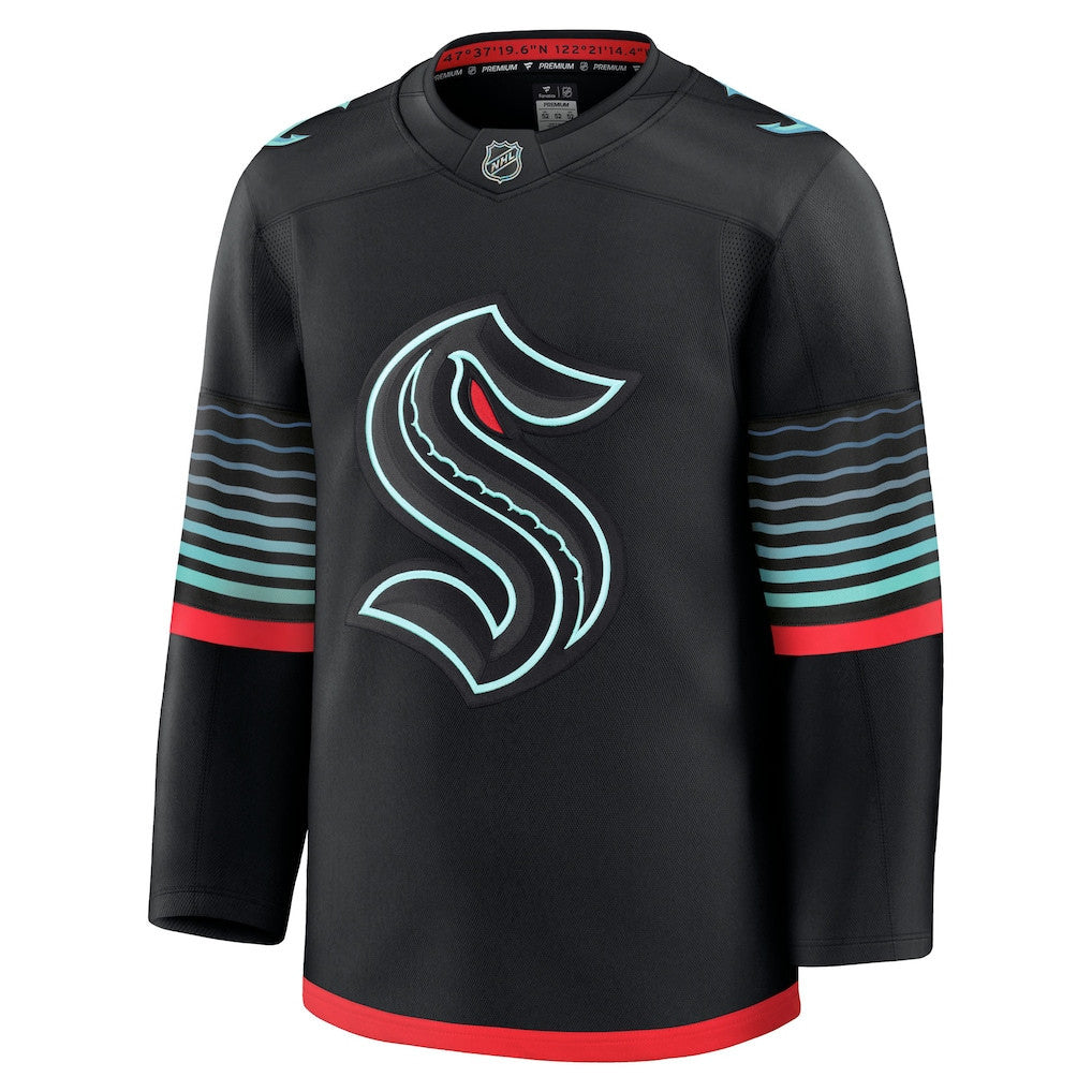Seattle Kraken 2025 Alternate Premium Men Jersey - Black