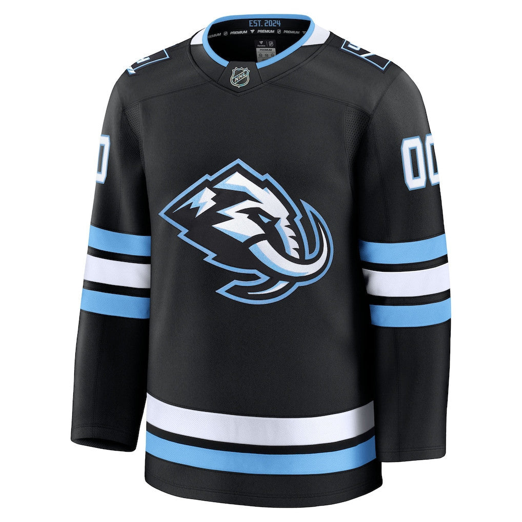 Utah Mammoth 2025 Home Premium Custom Men Jersey - Black