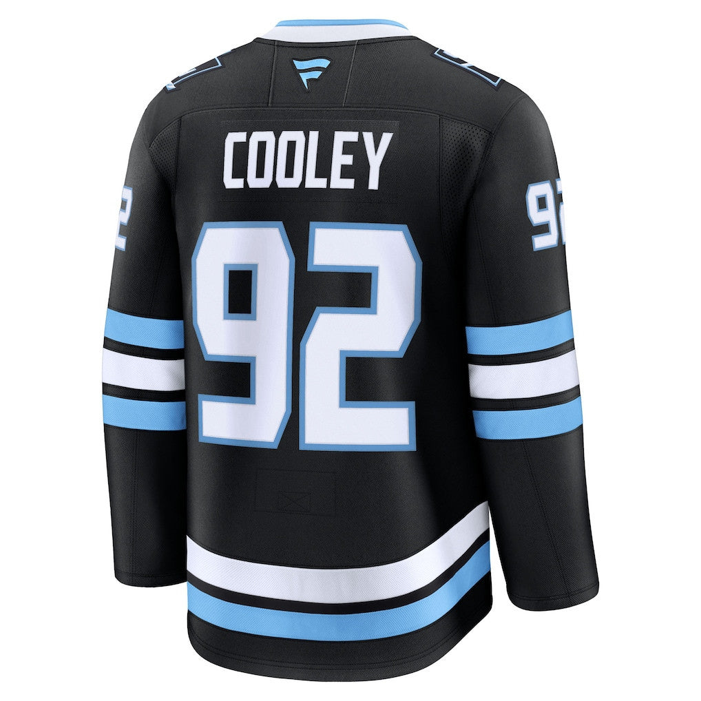 Logan Cooley 92 Utah Mammoth 2025 Home Premium Men Jersey - Black