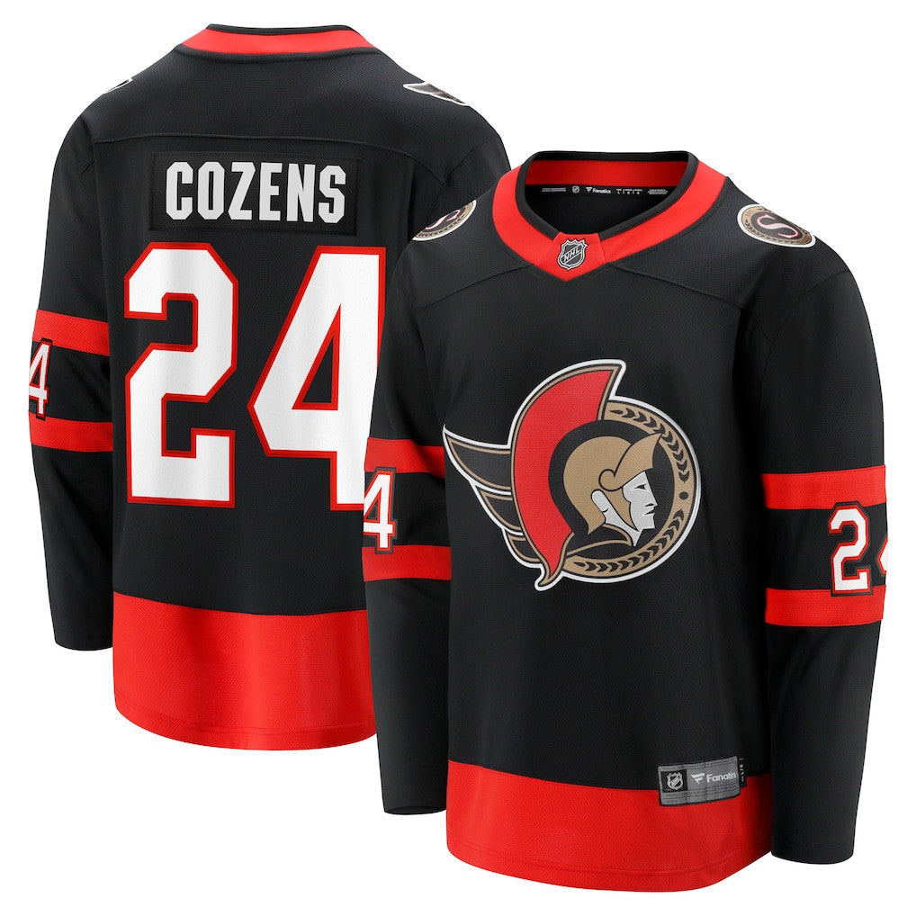 Dylan Cozens 24 Ottawa Senators Home Breakaway Jersey - Men's Black