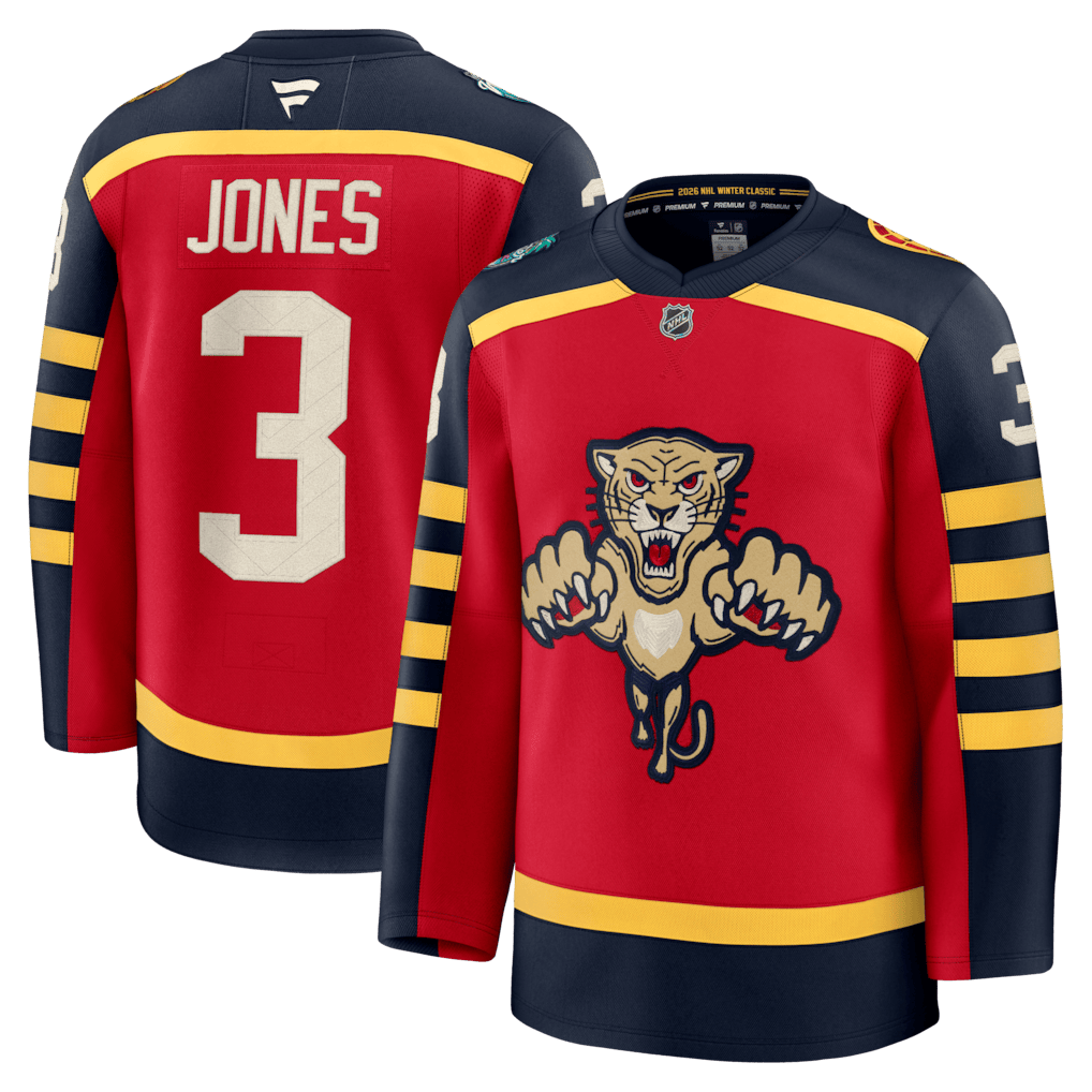 Seth Jones 3 Florida Panthers 2026 Winter Classic Premium Men Jersey - Red