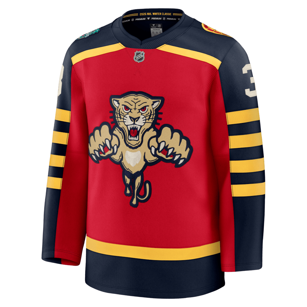 Seth Jones 3 Florida Panthers 2026 Winter Classic Premium Men Jersey - Red