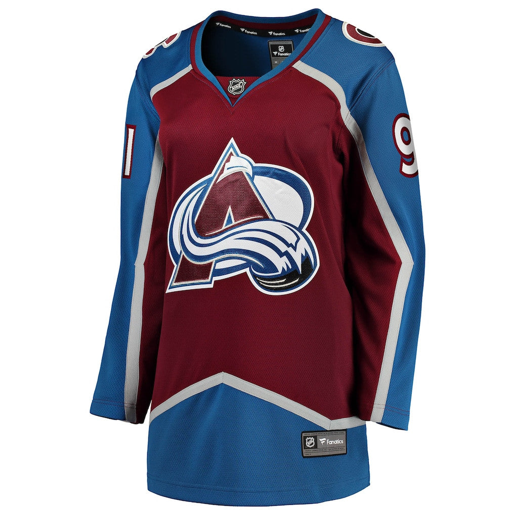 Nazem Kadri 91 Colorado Avalanche Women's Home Breakaway Jersey - Burgundy