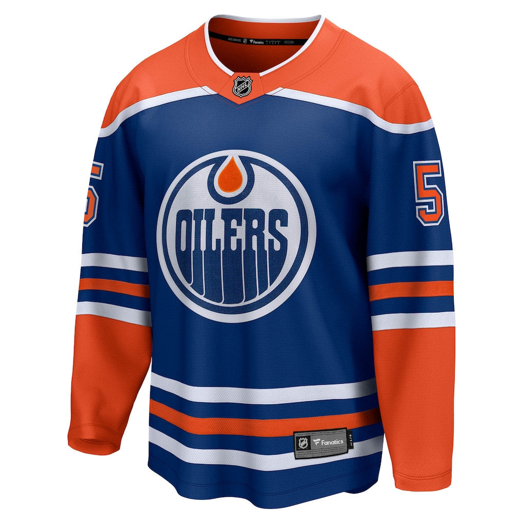 Connor Murphy 5 Edmonton Oilers Home Breakaway Men Jersey - Royal