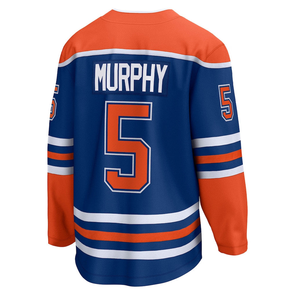 Connor Murphy 5 Edmonton Oilers Home Breakaway Men Jersey - Royal