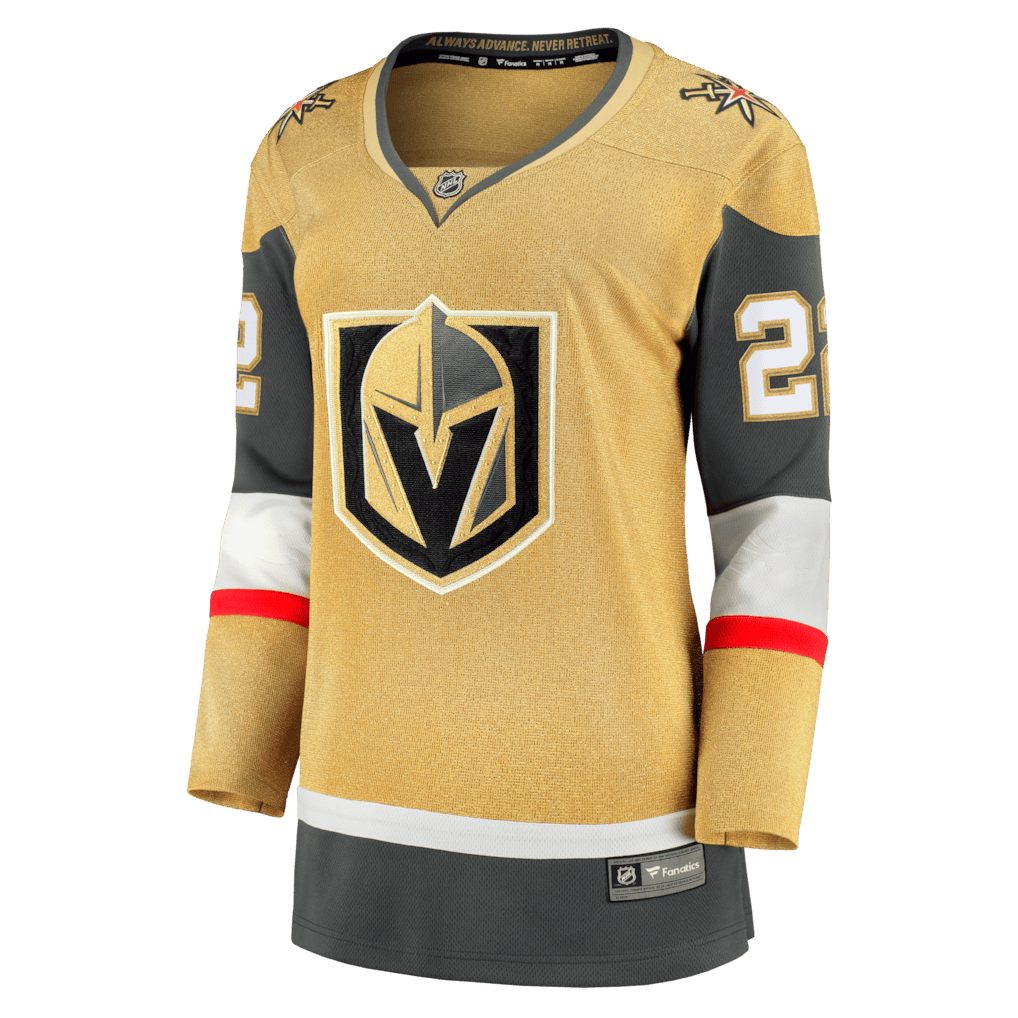 Cole Smith 22 Vegas Golden Knights Women's Home Breakaway Jersey - Gold