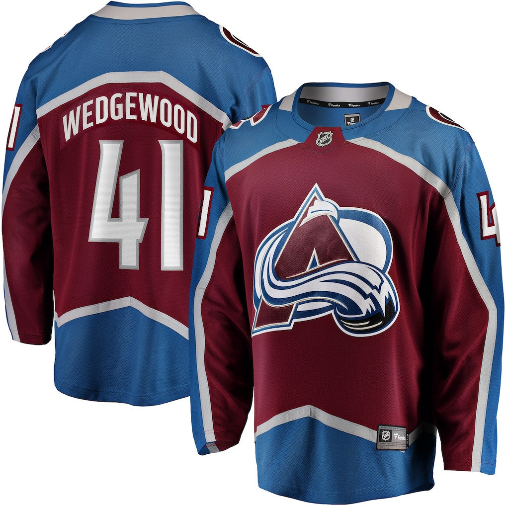 Scott Wedgewood 41 Colorado Avalanche Home Breakaway Men Jersey - Burgundy