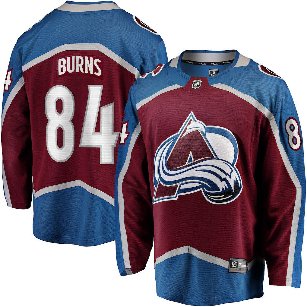 Brent Burns 84 Colorado Avalanche Home Breakaway Men Jersey - Burgundy