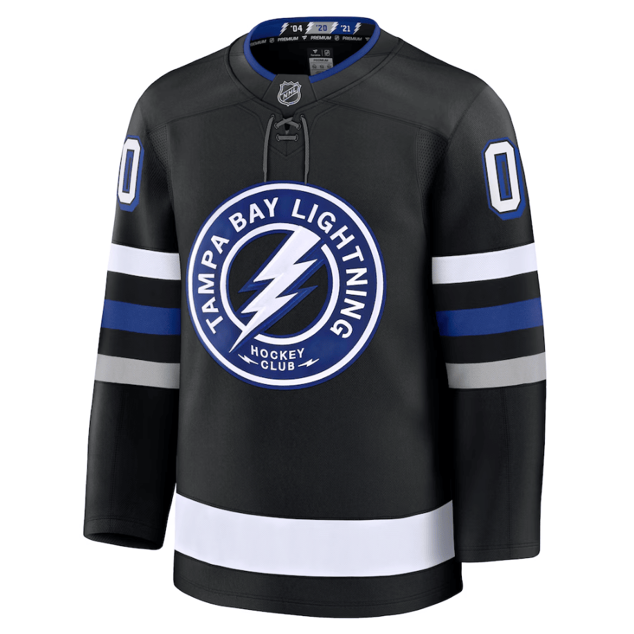 Tampa Bay Lightning Alternate Premium Custom Jersey - Black