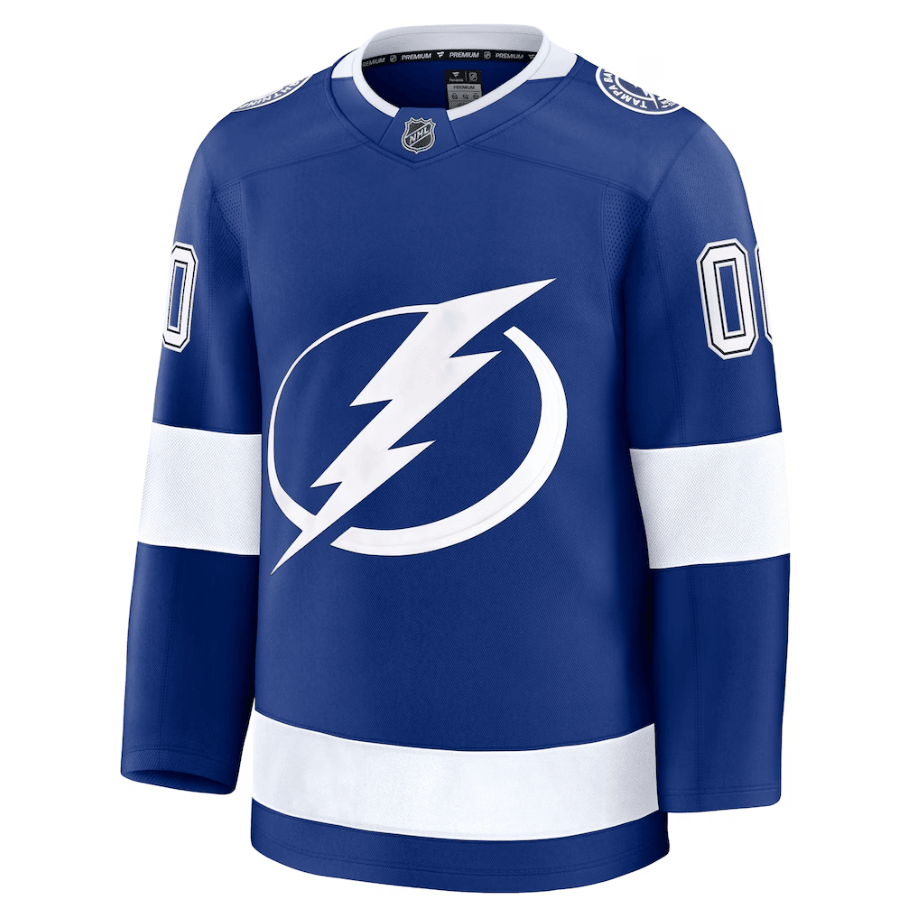 Tampa Bay Lightning Home Premium Custom Jersey - Blue