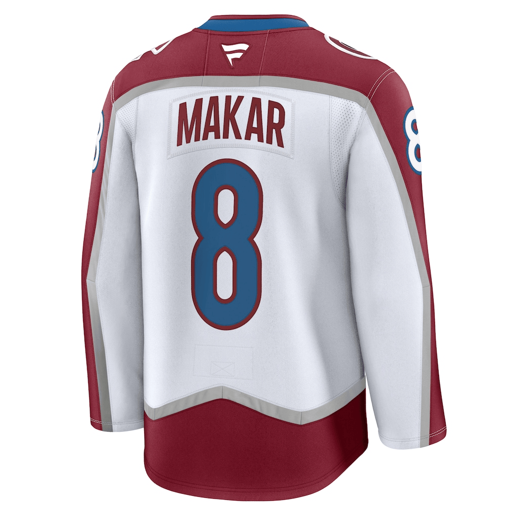 Cale Makar 8 Colorado Avalanche Away Men Jersey - White