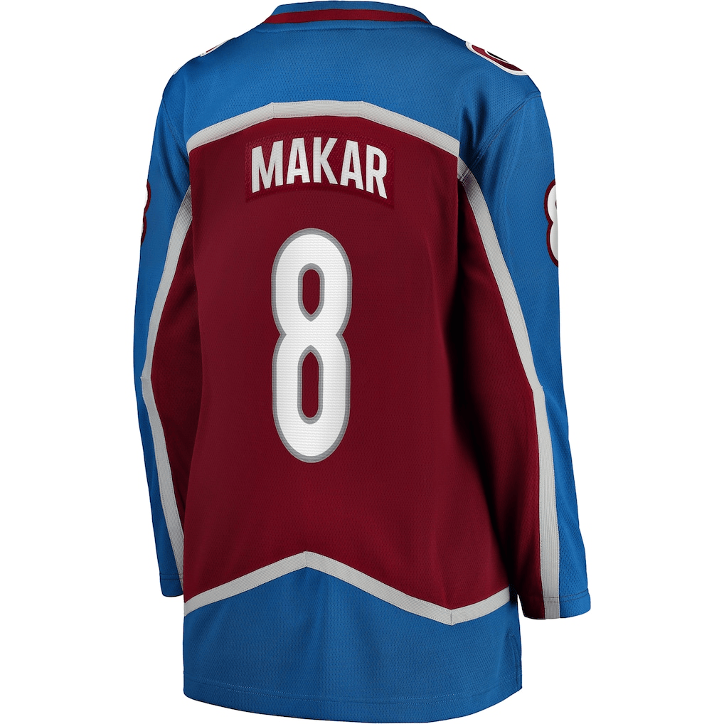 Cale Makar 8 Colorado Avalanche Women's Home Breakaway Jersey - Burgundy