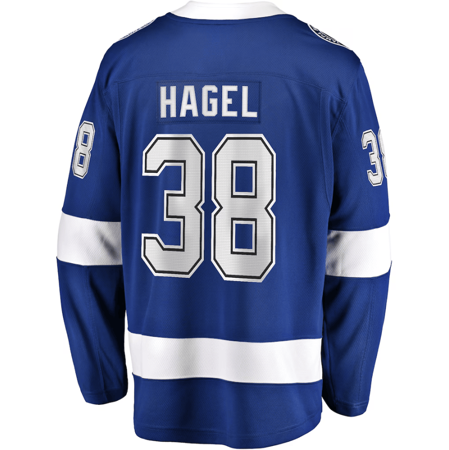 Brandon Hagel 38 Tampa Bay Lightning Home Breakaway Player Jersey - Blue