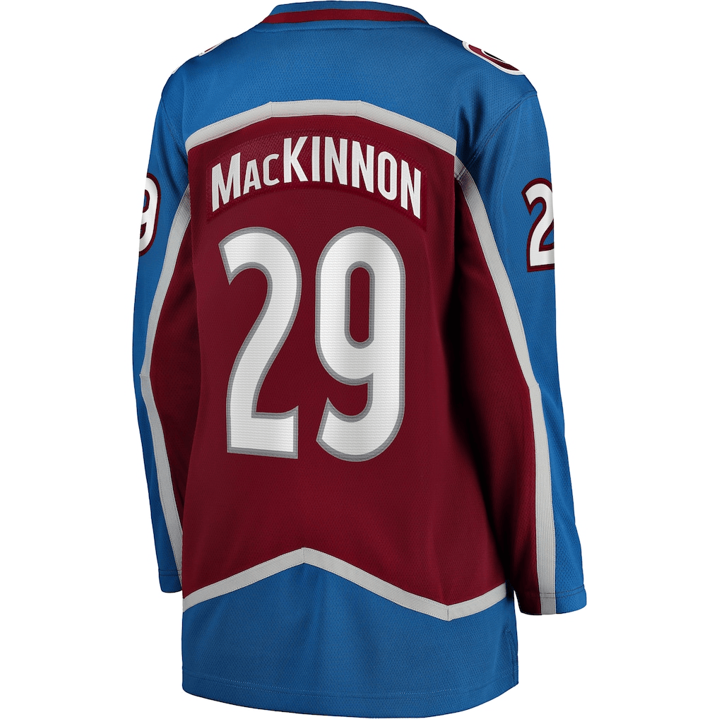 Nathan MacKinnon 29 Colorado Avalanche Women's Home Breakaway Jersey - Burgundy