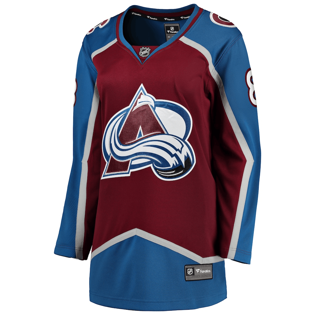 Nathan MacKinnon 29 Colorado Avalanche Women's Home Breakaway Jersey - Burgundy