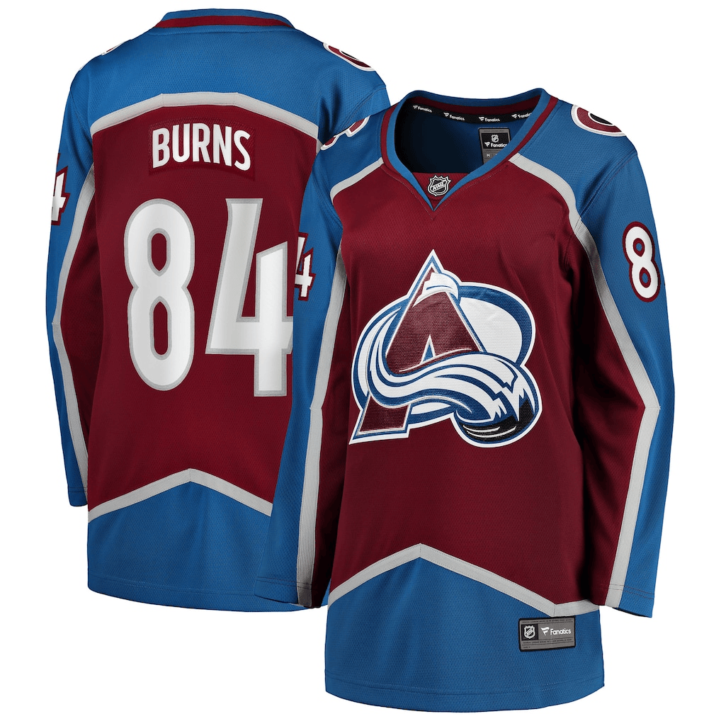 Brent Burns 84 Colorado Avalanche Women's Home Breakaway Jersey - Burgundy