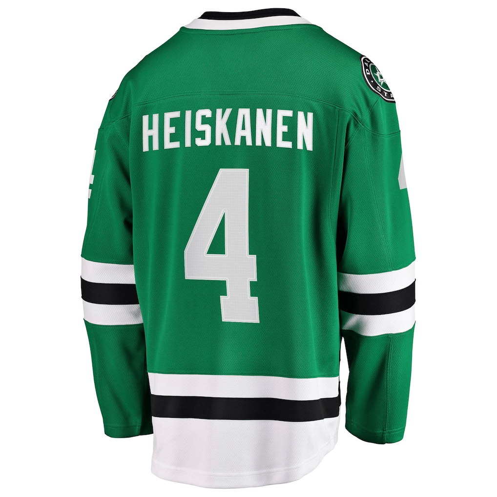 Miro Heiskanen 4 Dallas Stars Home Breakaway Men Jersey - Kelly Green