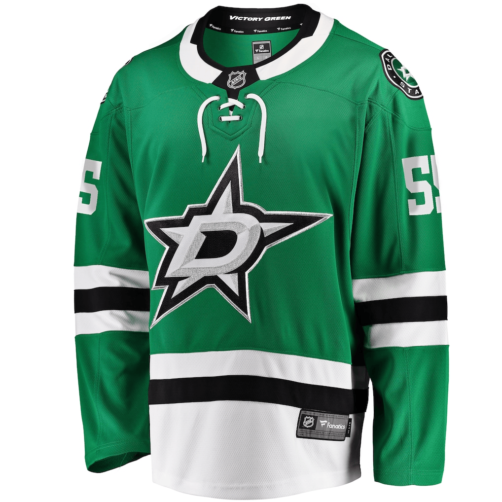 Thomas Harley Dallas Stars Home Breakaway Men Jersey - Kelly Green