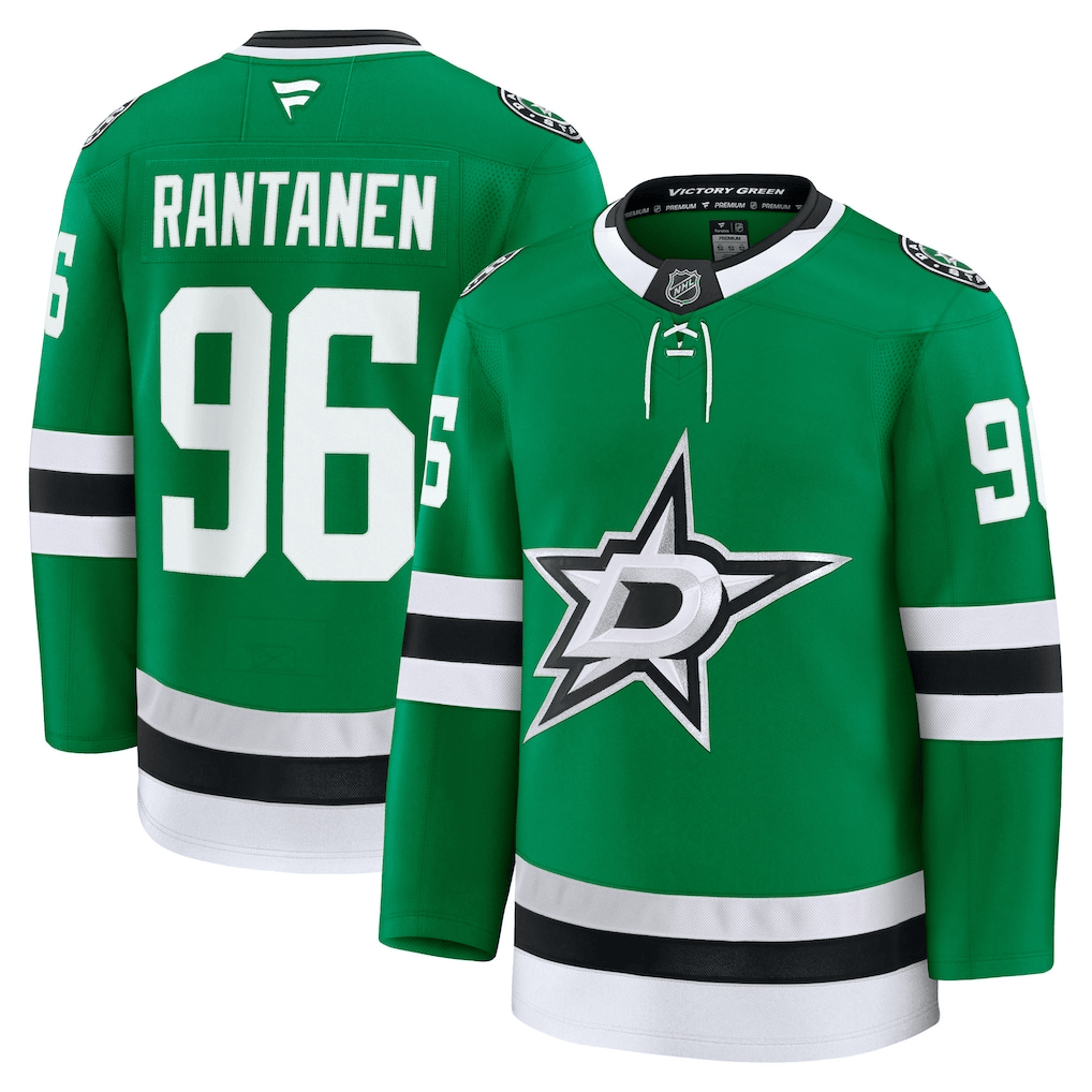 Mikko Rantanen 96 Dallas Stars Home Breakaway Men Jersey - Kelly Green