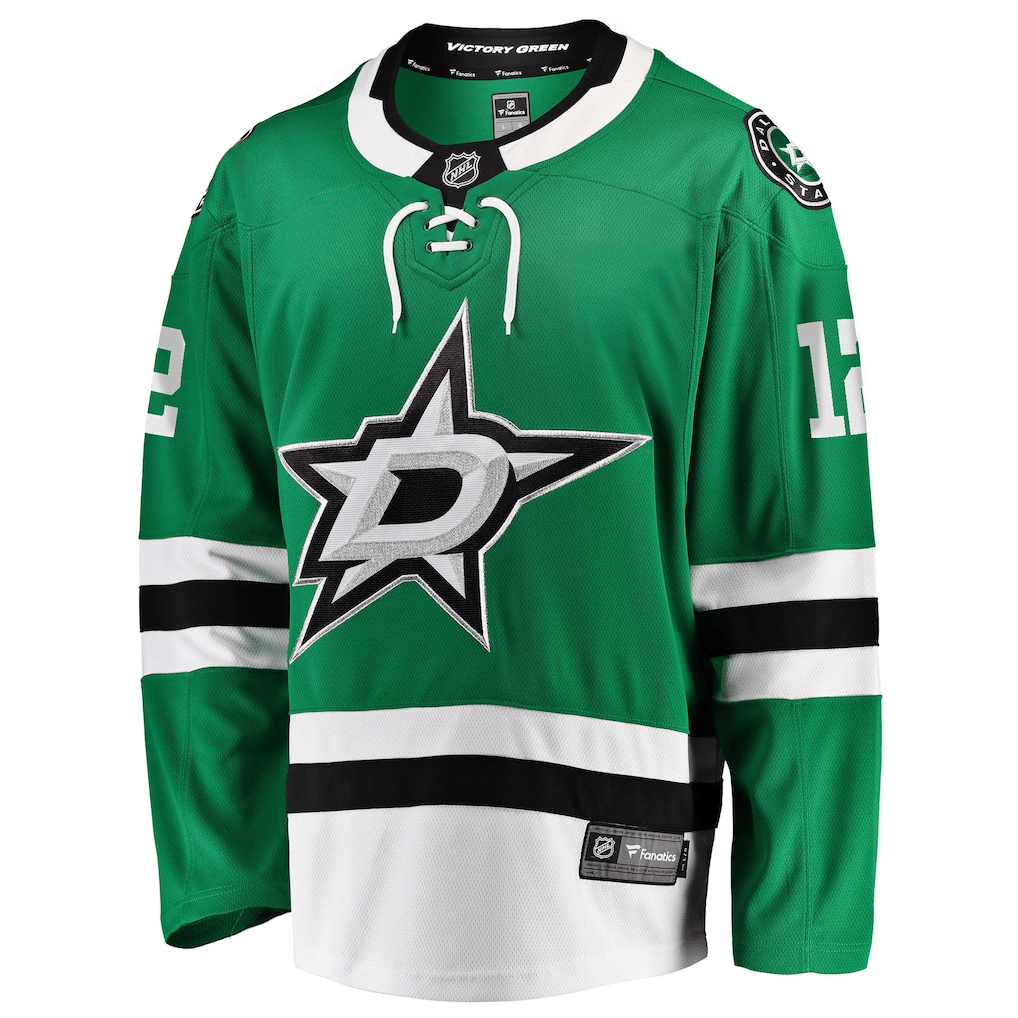 Radek Faksa 12 Dallas Stars Home Breakaway Men Jersey - Kelly Green