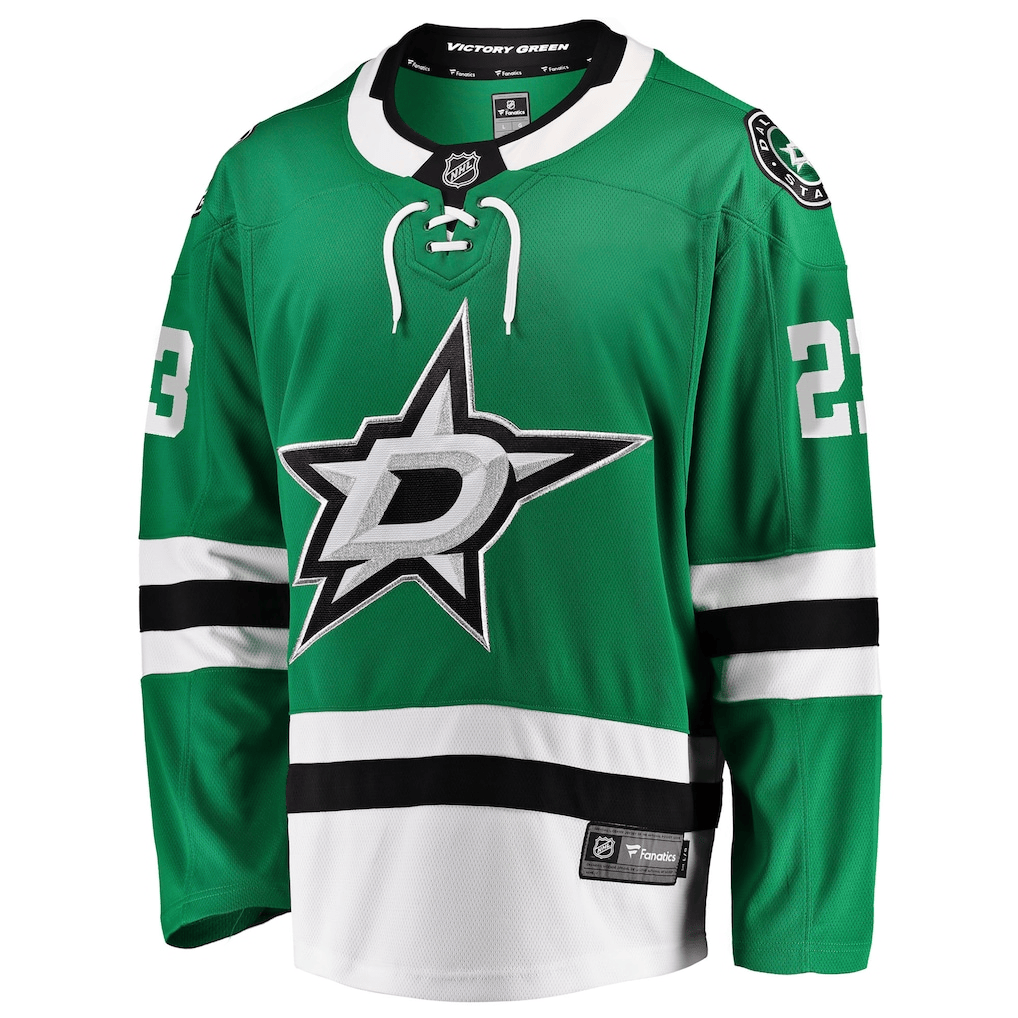 Esa Lindell 23 Dallas Stars Home Breakaway Men Jersey - Kelly Green