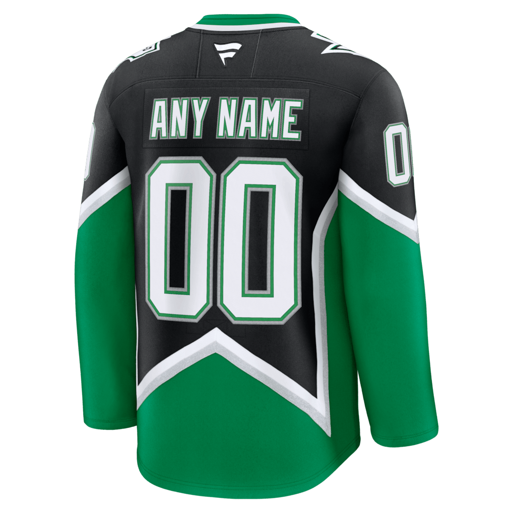 Dallas Stars Custom Alternate Men Jersey - Black/Green