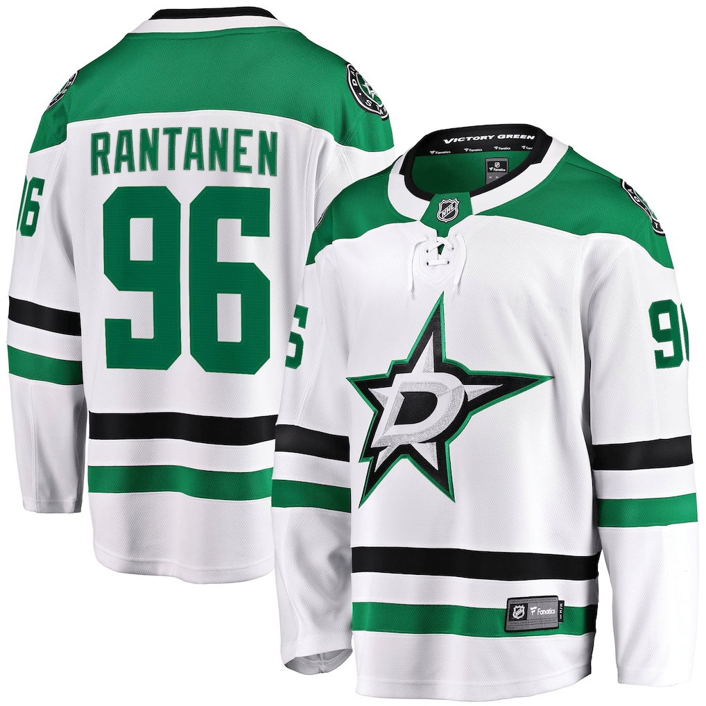 Mikko Rantanen 96 Dallas Stars Away Breakaway Men Jersey - White