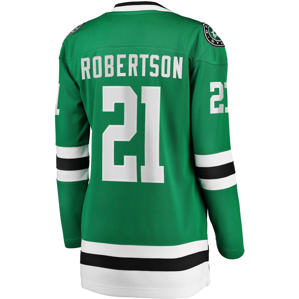 Jason Robertson 21 Dallas Stars Women's Home Breakaway Jersey - Kelly Green