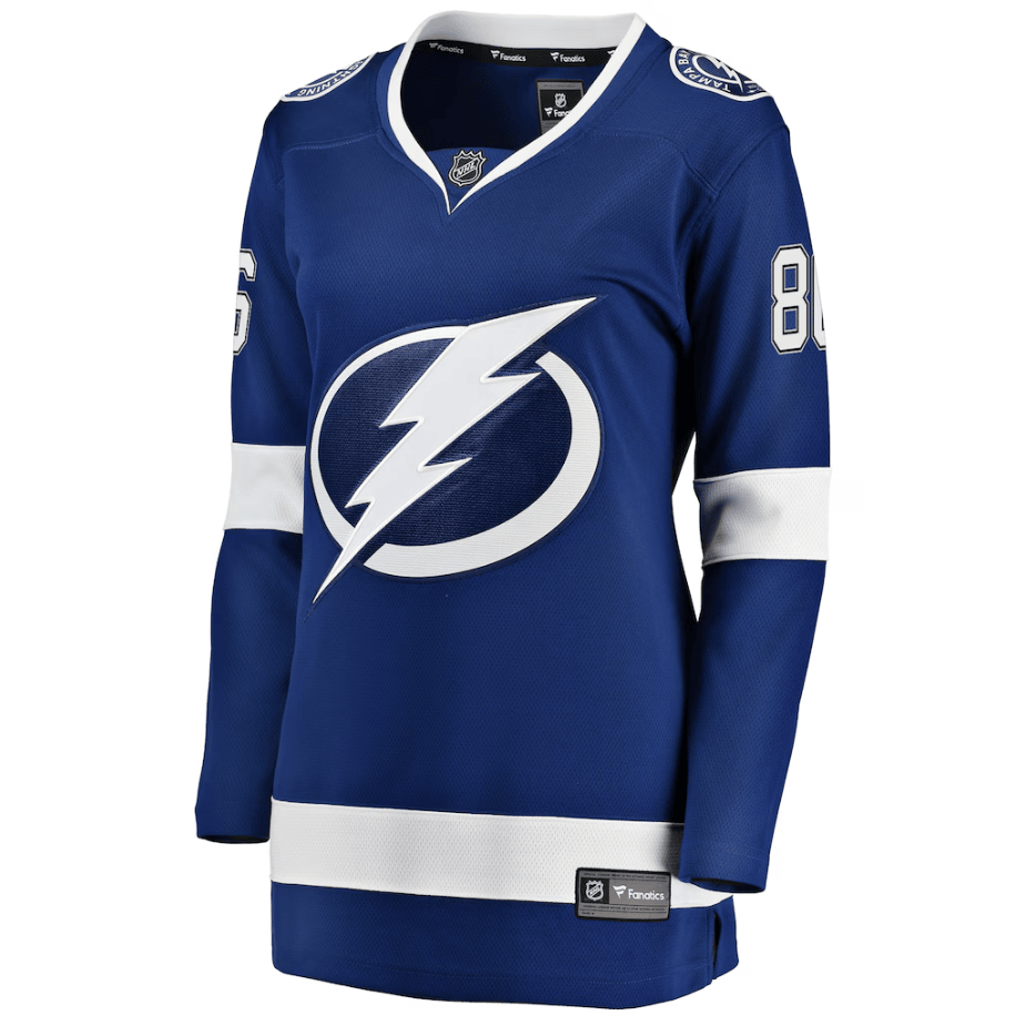 Nikita Kucherov 86 Tampa Bay Lightning Women's Breakaway Player Jersey - Blue
