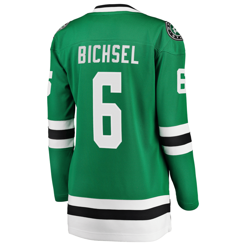 Lian Bichsel 6 Dallas Stars Women's Home Breakaway Jersey - Kelly Green