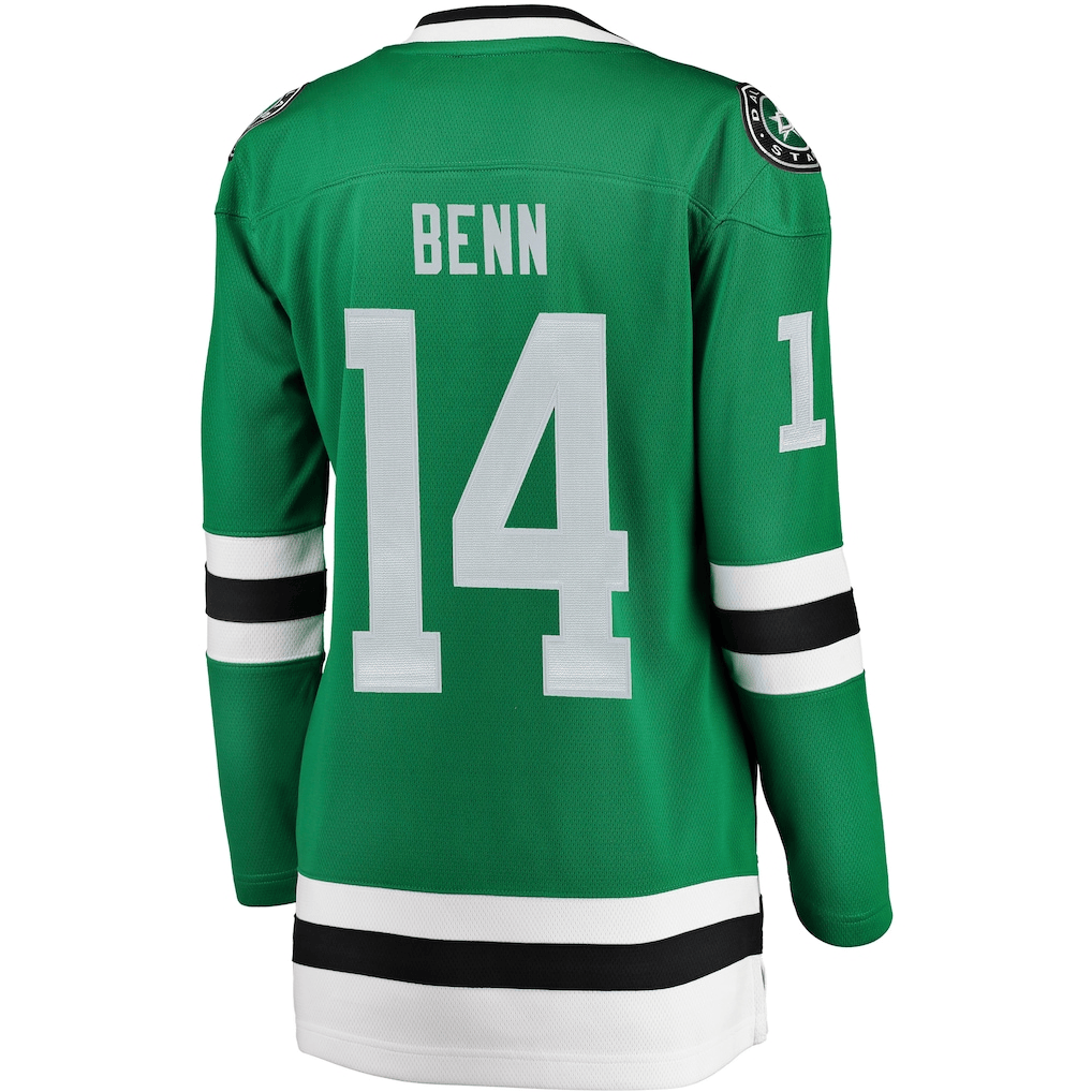 Jamie Benn 14 Dallas Stars Women's Home Breakaway Jersey - Kelly Green