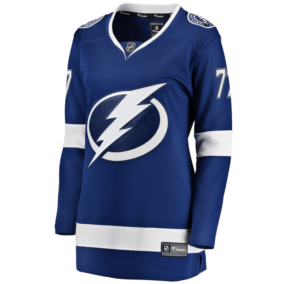 Victor Hedman 77 Tampa Bay Lightning Women's Breakaway Player Jersey - Blue