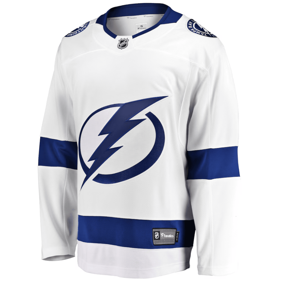 Tampa Bay Lightning Breakaway Away Jersey - White