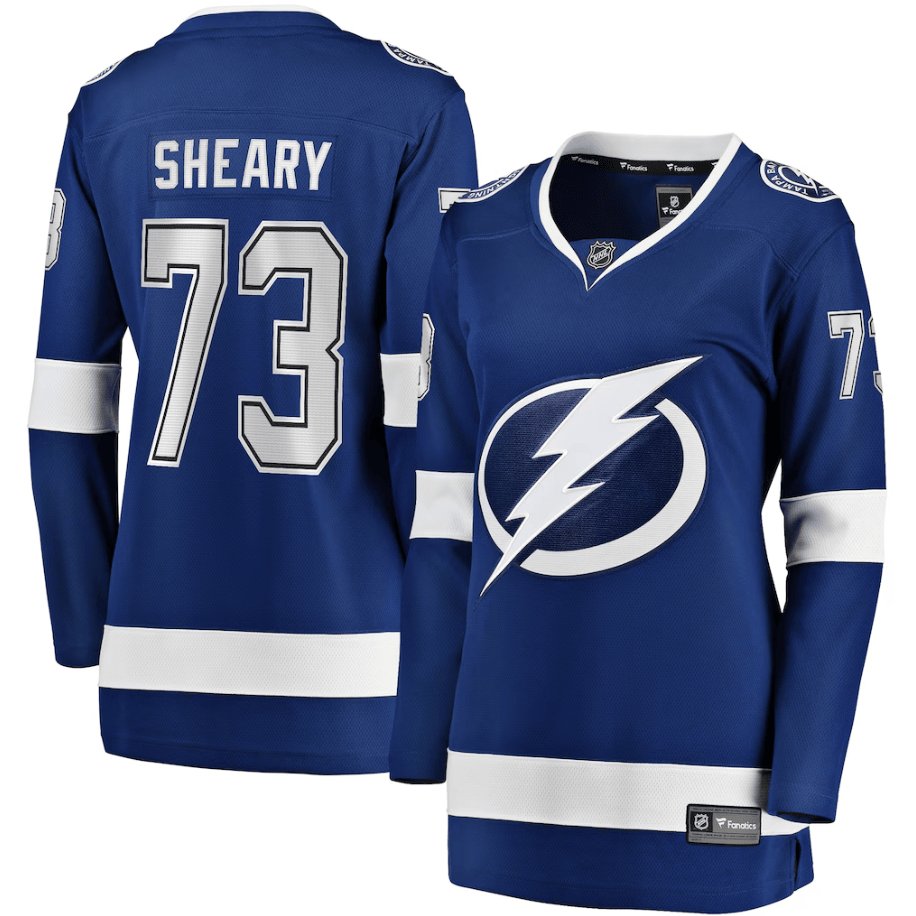 Conor Sheary 73 Tampa Bay Lightning Women's Home Breakaway Player Jersey - Blue