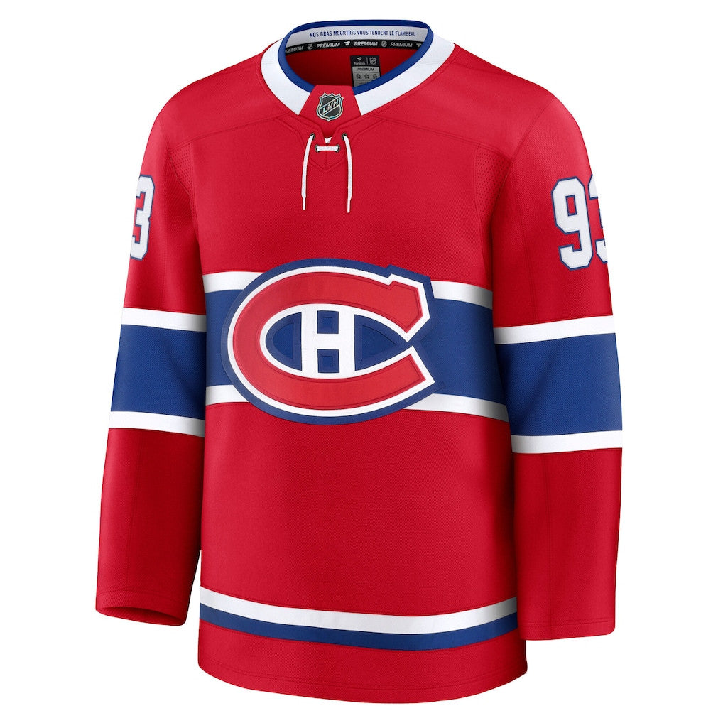 Ivan Demidov 93 Montreal Canadiens Home Premium Jersey - Red