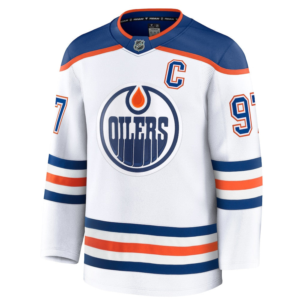 Connor McDavid Edmonton Oilers Away Men Jersey - White