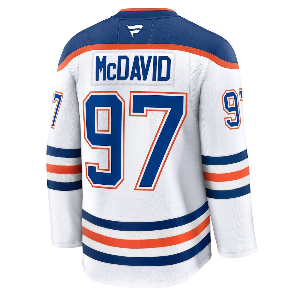 Connor McDavid Edmonton Oilers Away Men Jersey - White