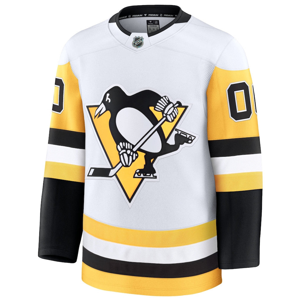 Pittsburgh Penguins Away Premium Custom Jersey - White