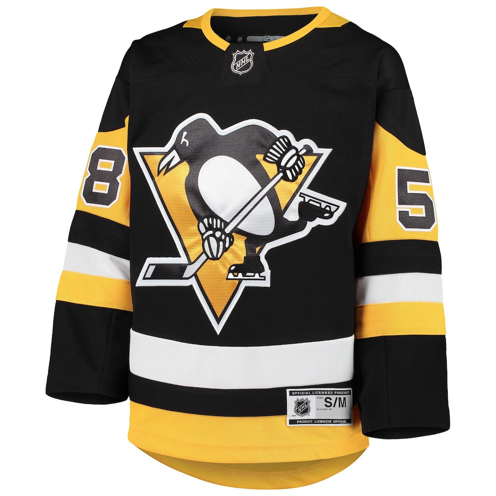 Kris Letang 58 Pittsburgh Penguins YOUTH Premier Player Jersey - Black