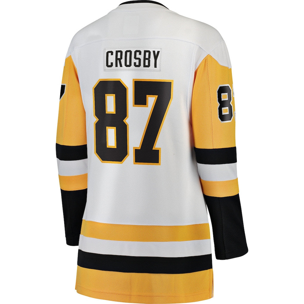 Sidney Crosby 87 Pittsburgh Penguins Women's Breakaway Jersey - White