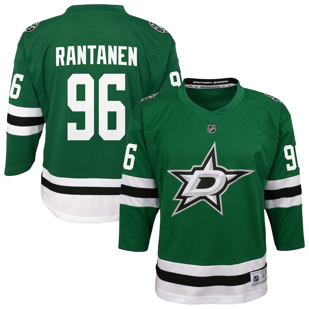 Mikko Rantanen 96 Dallas Stars Youth Home Player Jersey - Kelly Green