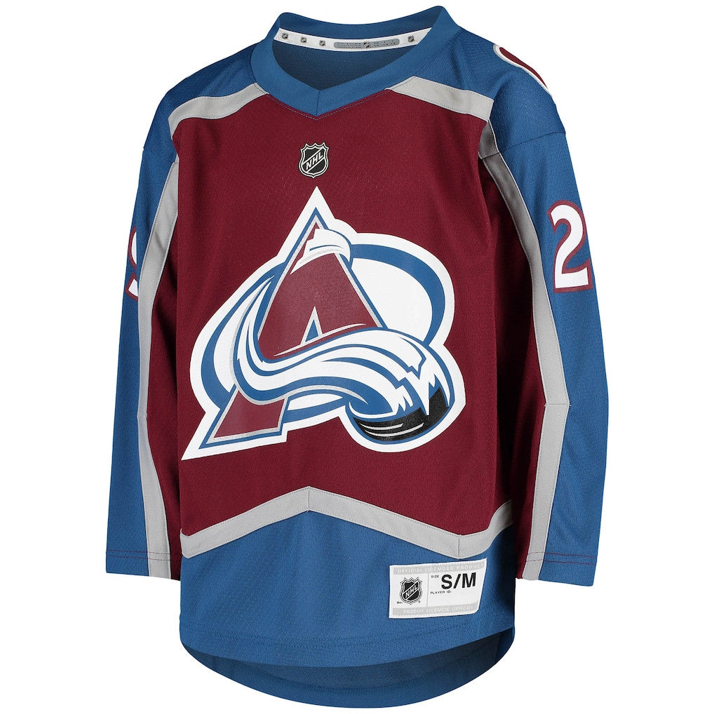 Nathan MacKinnon 29 Colorado Avalanche Youth Home Player Jersey - Burgundy