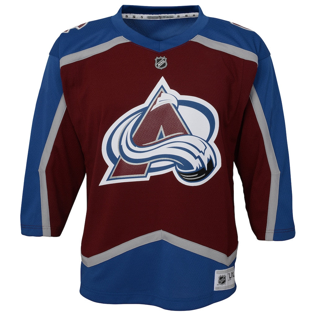 Colorado Avalanche Youth Home Player Jersey - Burgundy