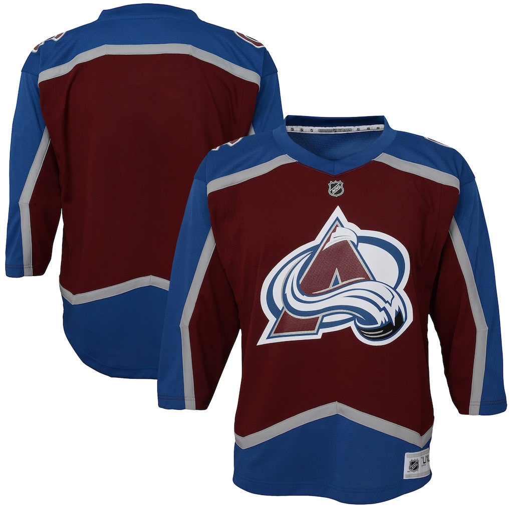Colorado Avalanche Youth Home Player Jersey - Burgundy