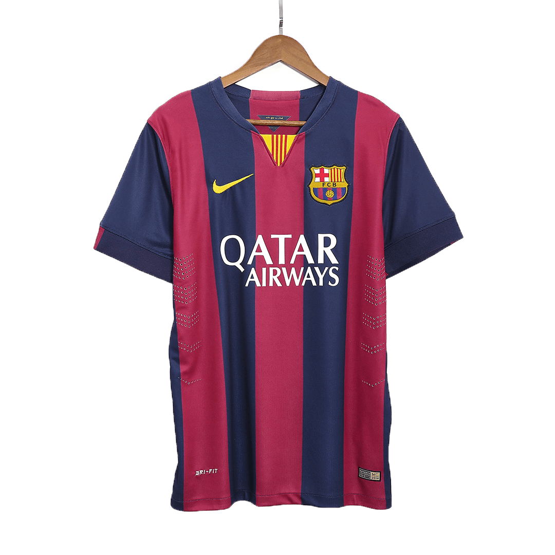 Retro 2014/15 Barcelona Home Football Shirt