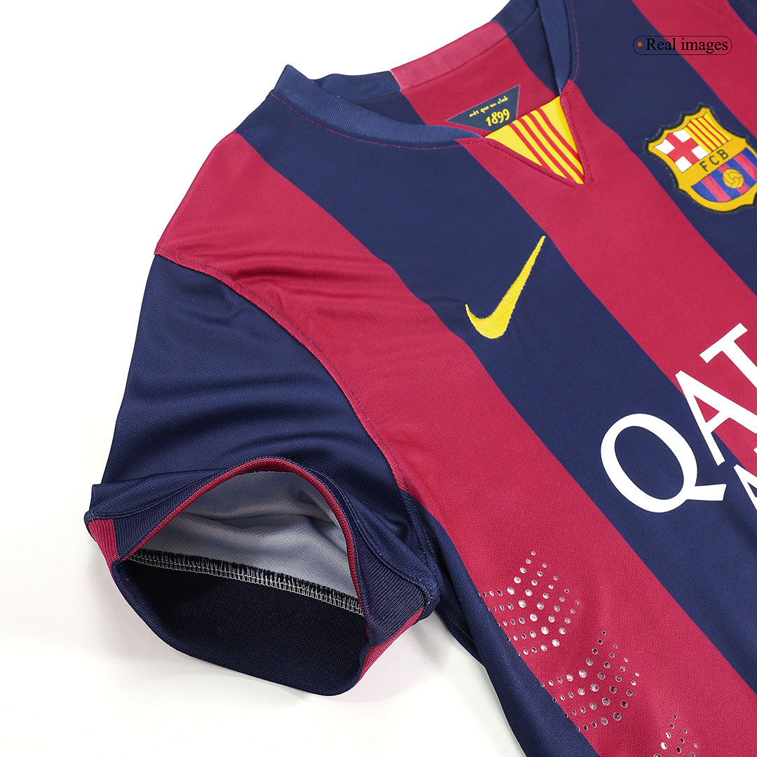 Retro 2014/15 Barcelona Home Football Shirt
