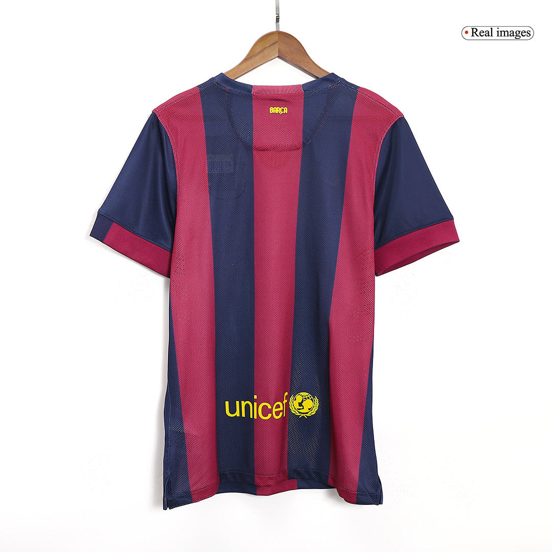 Retro 2014/15 Barcelona Home Football Shirt